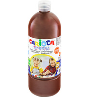 Farba tempera Carioca 1000ml brązowa