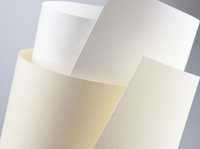 PAPIER OZDOBNY A4/120g LAID KREMOWY (50)