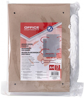 Fascykuła Office Products A4 z tasiemką brązowa (2