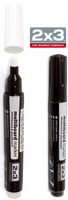 MARKER KREDOWY 2x3 10mm BIAŁY 