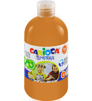 Farba tempera Carioca 500ml jasnobrązowa