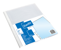 Koszulki Bantex A4/40µm groszkowe (100)