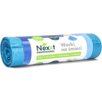Worki na śmieci Nexxt 35L LDPE z taśmą niebieskie (15)