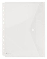 Teczka kopertowa wpinana Donau A4 transparentna