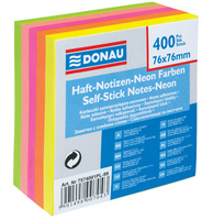 Karteczki Donau 76x76mm 5 kolorów (400)