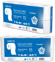 Papier toaletowy Velvet Care Professional 15m 2w celuloza biały (8)