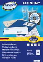 Etykiety Europe100 A4 48.5x16.9mm białe (100)