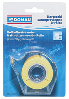 Karteczki w rolce Donau 50mm/10m jasnożółte
