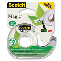 Taśma biurowa Scotch Magic 19mm/20m + podajnik