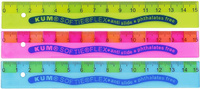 Linijka plastikowa Kum Softie Flex 15cm mix kolorów
