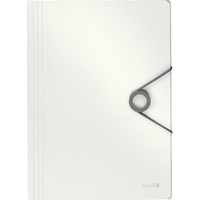 TECZKA Z GUMKĄ LEITZ SOLID 15mm BIAŁA