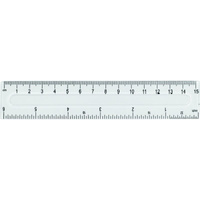 LINIJKA PRZEZROCZYSTA 15cm GR-801