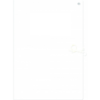 TECZKA KARTONOWA WIĄZANA A4+ BIAŁA