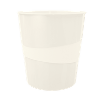 Kosz na śmieci Leitz Wow 15L biały