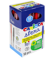 Długopisy Carioca Sfera czerwone (50)