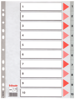 PRZEKŁADKI PP ESSELTE A4 1-10