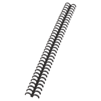 GRZBIETY DO OPRAWY GBC ClickBind A4/8mm CZARNE (50)