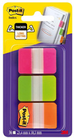 ZAKŁADKI POST-IT 25*38mm 3 KOLORY (3*22)