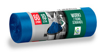 Worki na śmieci Anna Zaradna 60L LDPE z taśmą niebieskie (10)
