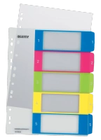 PRZEKŁADKI PP LEITZ A4 MAXI 1-5 DO NADRUKU