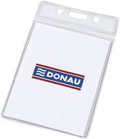 Identyfikator Donau 60x90mm PCV transparentny