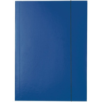 TECZKA KARTONOWA Z GUMKĄ ESSELTE A4/400g GRANATOWA