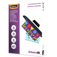 Folia laminacyjna Fellowes A4/80µm matowa (100)