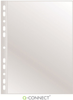 Koszulki Q-Connect A4/60µm poszerzane krystaliczne (50)