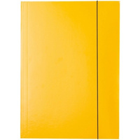 TECZKA KARTONOWA Z GUMKĄ ESSELTE A4/400g ŻÓŁTA