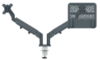 Ramię na monitor i laptop Leitz Ergo ciemnoszare