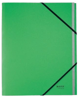 Teczka PP z gumką Leitz Recycle A4 12 przekładek zielona