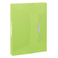 TECZKA Z GUMKĄ ESSELTE VIVIDA A4/40mm ZIELONA