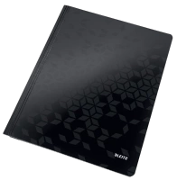 Skoroszyt kartonowy Leitz Wow A4 czarny