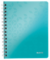 Kołonotatnik Leitz Wow A5/80k kratka turkusowy