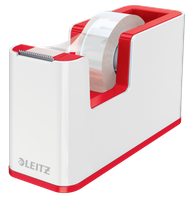 Podajnik do taśmy biurowej Leitz Wow biało-czerwony