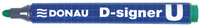 Marker permanentny Donau D-Singer U zielony