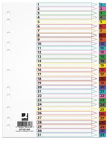 Przekładki mylar Q-Connect A4 1-31