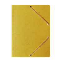 TECZKA PRESZPANOWA Z GUMKĄ BANTEX A4 ŻÓŁTA