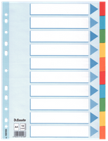 PRZEKŁADKI KARTONOWE ESSELTE A4 INDEX 10 KOLORÓW
