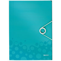 TECZKA Z GUMKĄ LEITZ WOW 15mm TURKUSOWA