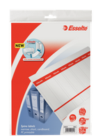 ETYKIETY NA SEGREGATOR ESSELTE 29x158mm WSUWANE