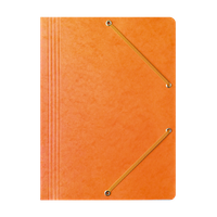 TECZKA PRESZPANOWA Z GUMKĄ BANTEX A4 POMARAŃCZOWA