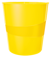 Kosz na śmieci Leitz Wow 15L żółty