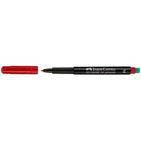 FOLIOPIS FABER-CASTELL OHP M CZERWONY