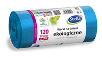 WORKI NA ŚMIECI 120L LDPE NIEBIESKIE (25)