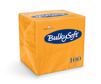 Serwetki BulkySoft 24x24cm 2w celulozowe pomarańczowe (100)