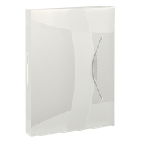 TECZKA Z GUMKĄ ESSELTE VIVIDA A4/40mm BIAŁA