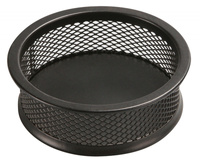 Pojemnik na spinacze Q-Connect metalowy czarny