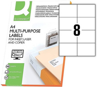 Etykiety Q-Connect A4 105x74mm białe (100)