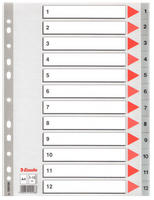 PRZEKŁADKI PP ESSELTE A4 1-12